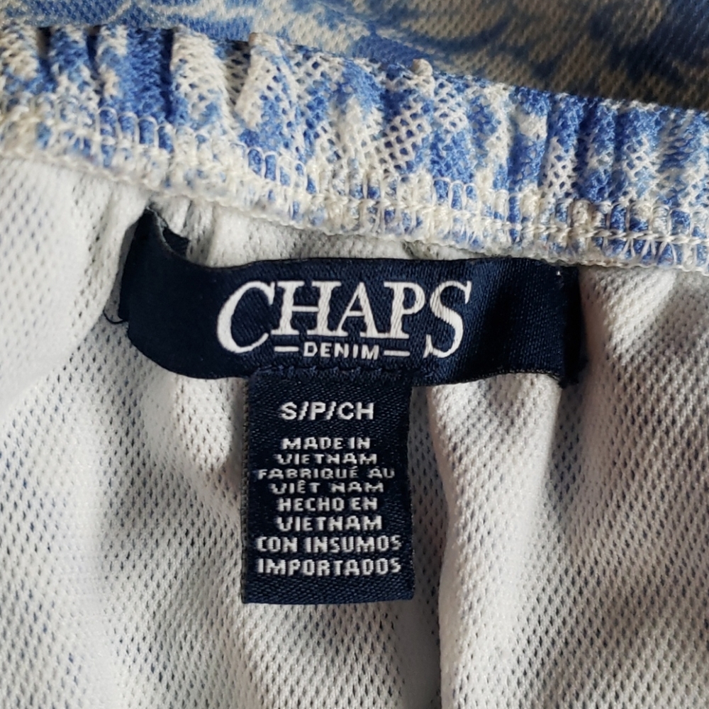 Chaps Sleeveless Ruffle Top - Picture 7 of 8